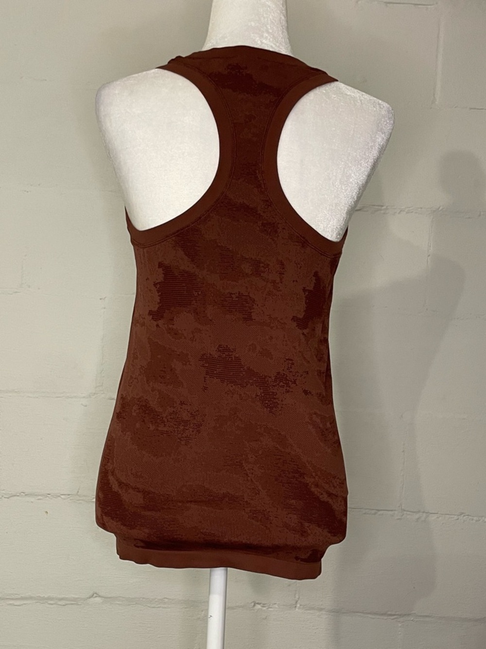 Athleta Ribbed Longline Tank - Deep Rust - Picture 2 of 4